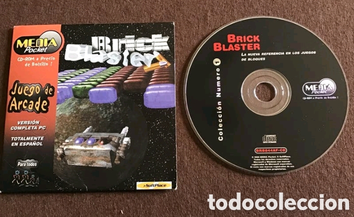 CDs de m&uacute;sica: DISCO CD-ROM. BRICK BLASTER. Juego Arcade - Foto 3