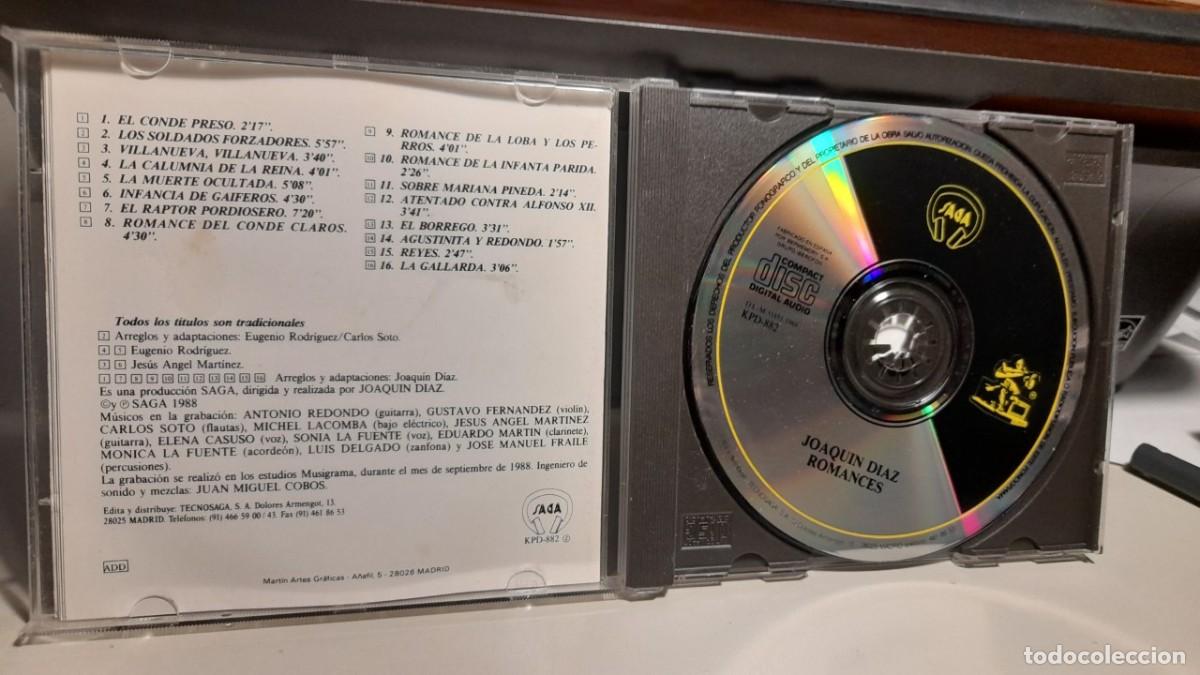 CDs de m&uacute;sica: CD JOAQUIN DIAZ : ROMANCES ( 16 CANCIONES ) - Foto 2