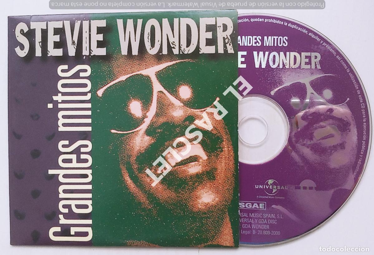 CDs de m&uacute;sica: CD GRANDES MITOS - STEVE WONDER - Foto 1