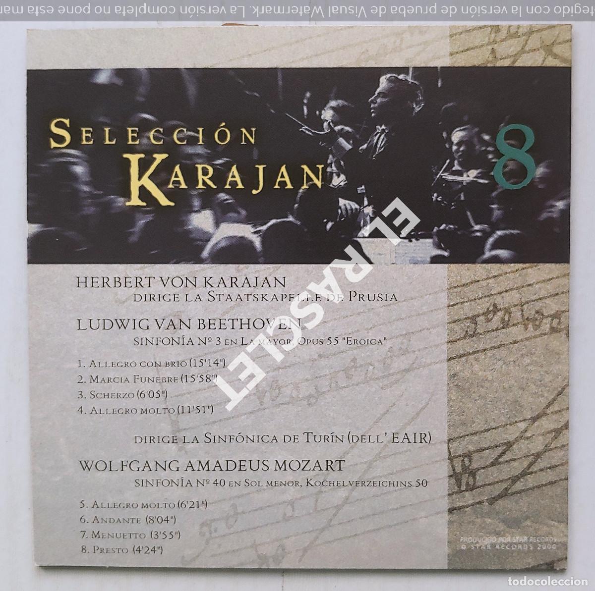 CDs de m&uacute;sica: CD SELECCION KARAJAN - N&ordm; 8 - Foto 2