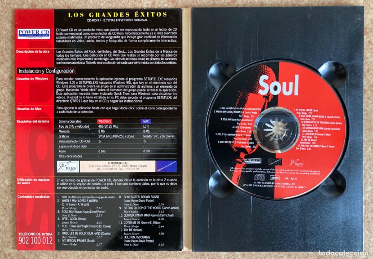 CDs de m&uacute;sica: Grandes &eacute;xitos del Soul - CD ROM - Foto 3