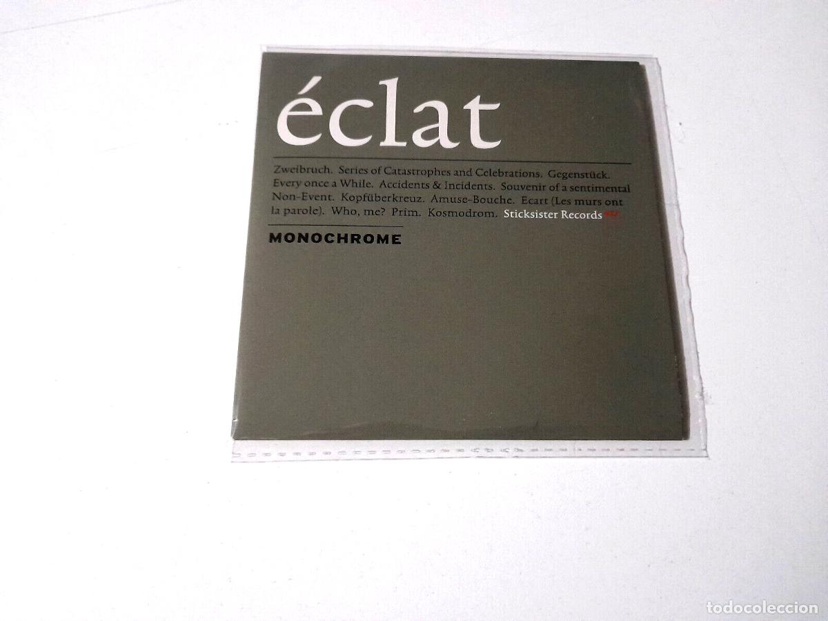 CDs de m&uacute;sica: MONOCHROME &rdquo;ECLAT&rdquo; CD 12 TRACKS CARDBOARD COMO NUEVO - Foto 1