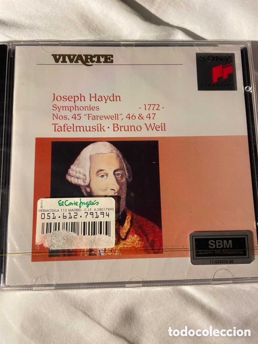CDs de m&uacute;sica: Sinfon&iacute;as 45-46. Haydn - Foto 1