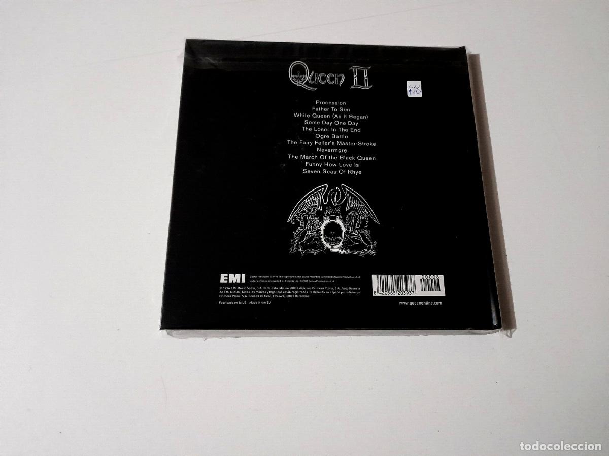 CDs de m&uacute;sica: QUEEN &rdquo;QUEEN II&rdquo; CD + LIBRO 11 TRACKS COMO NUEVO - Foto 2
