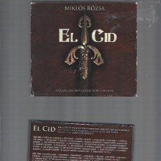 CDs de Música: EL CID MIKLOS ROZSA (ULTIMOS 10 DIAS PARA COMPRAR ESTAS BANDAS SONORAS). Lote 389491089