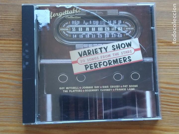 Music CDs: CD THE UNFORGETTABLE COLLECTION - VARIETY SHOW PERFORMERS (U3)