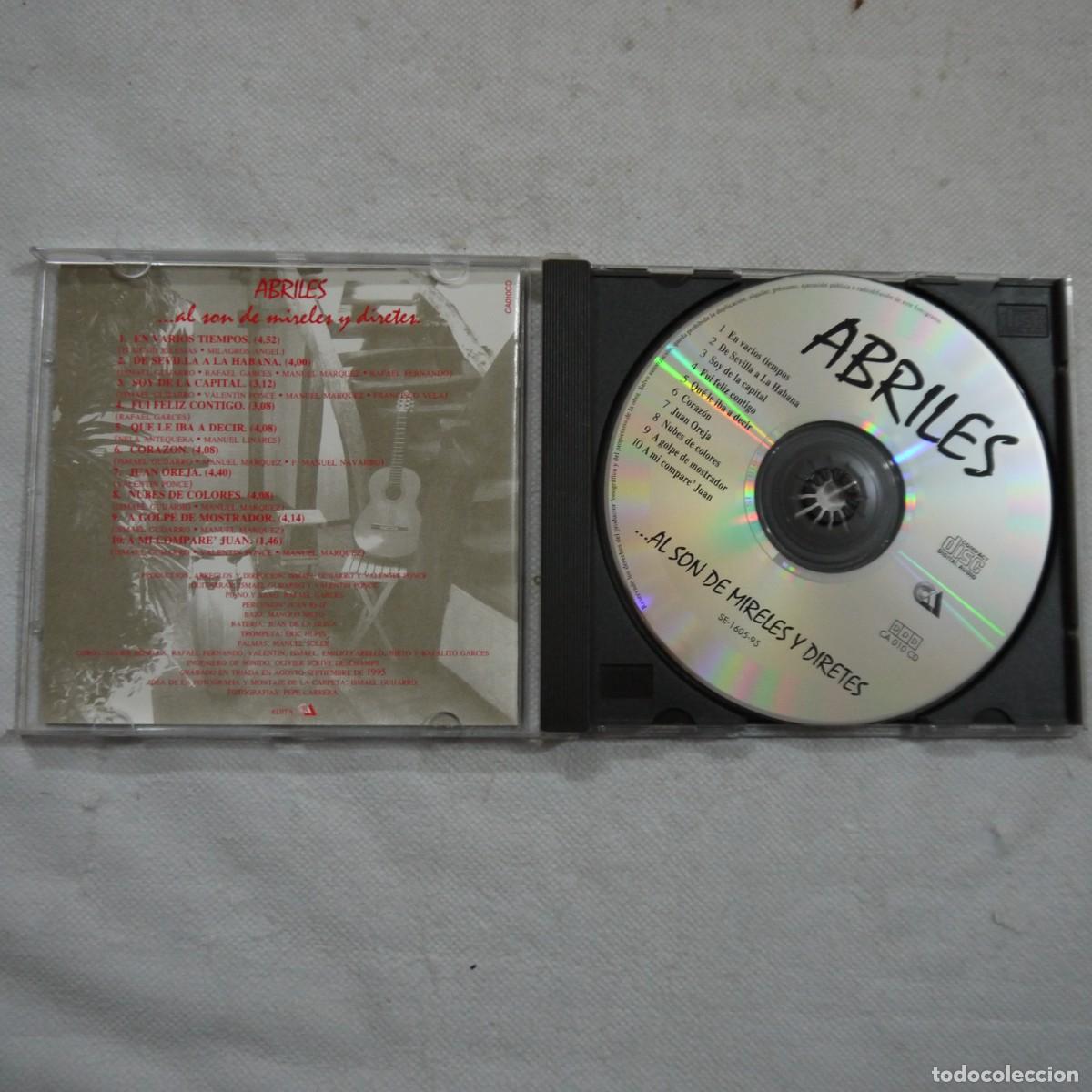 CDs de m&uacute;sica: ABRILES - AL SON DE MIRELES Y DIRETES - CD 1995 - Foto 2