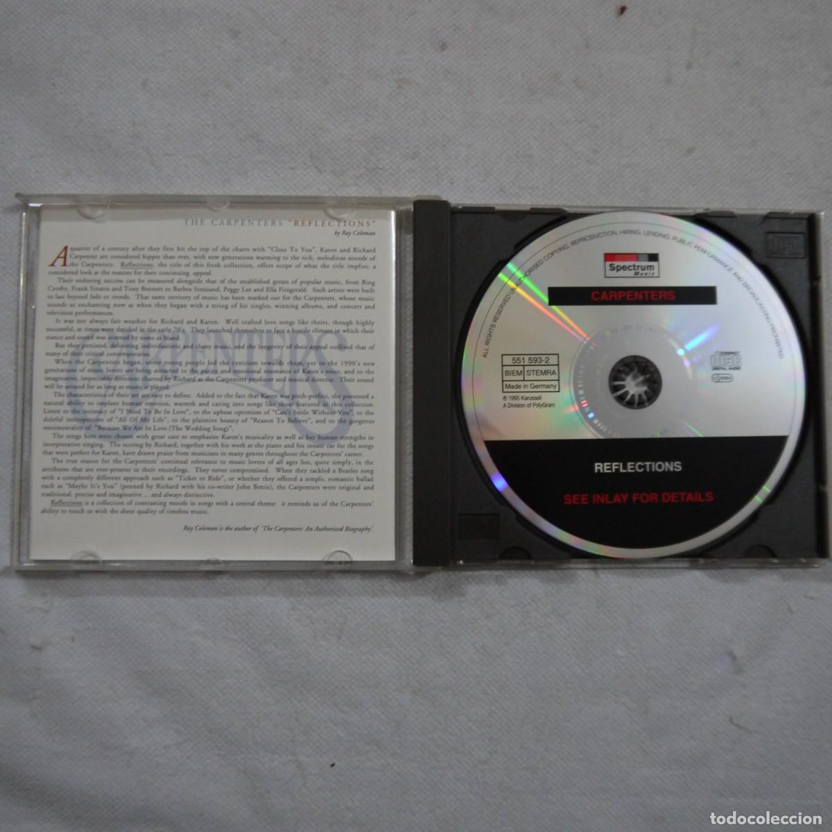 CDs de m&uacute;sica: CARPENTERS - REFLECTIONS - CD 1995 - Foto 2