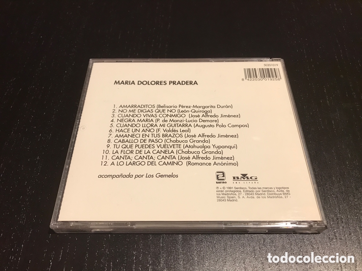 CDs de m&uacute;sica: CD Mar&iacute;a Dolores Pradera Amarraditos - Foto 2