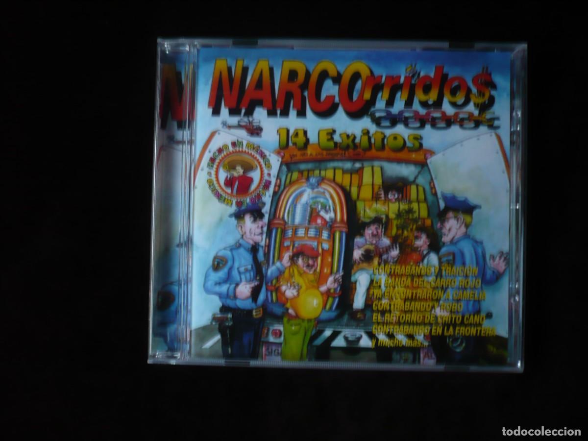 CDs de m&uacute;sica: narcorridos - 14 exitos - cd como nuevo - Foto 1