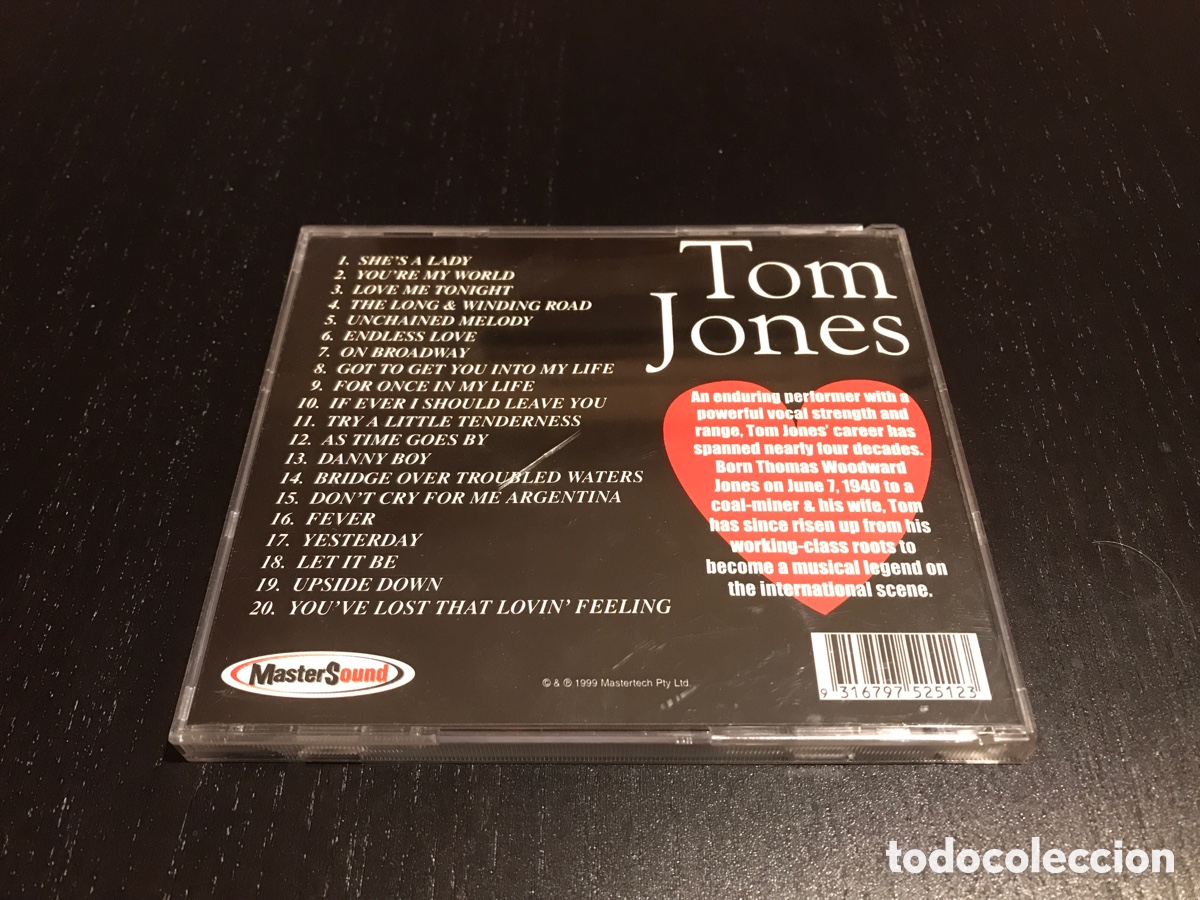 CDs de m&uacute;sica: CD Tom Jones Love Songs - Foto 2