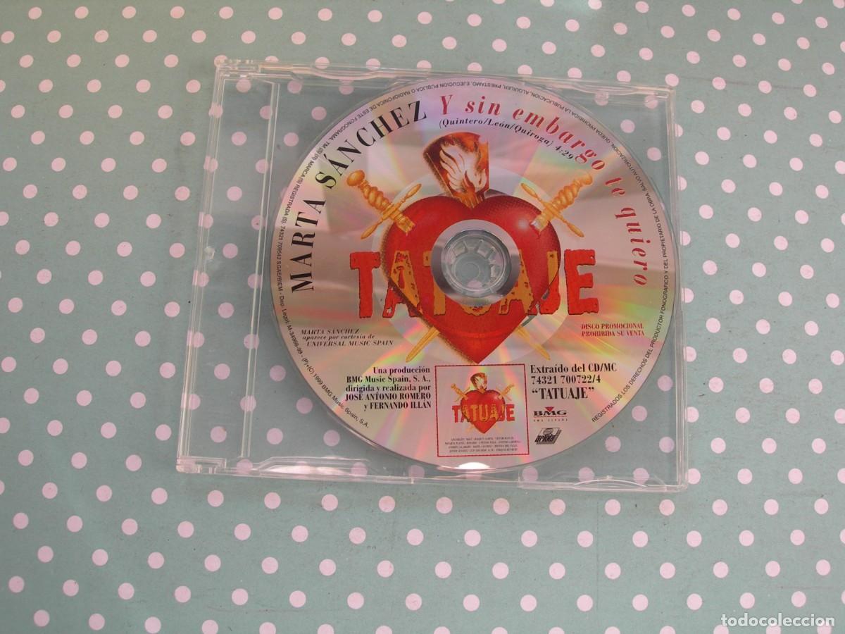 CDs de m&uacute;sica: MARTA S&Aacute;NCHEZ / Y SIN EMBARGO TE QUIERO / CD SINGLE / POP - Foto 1