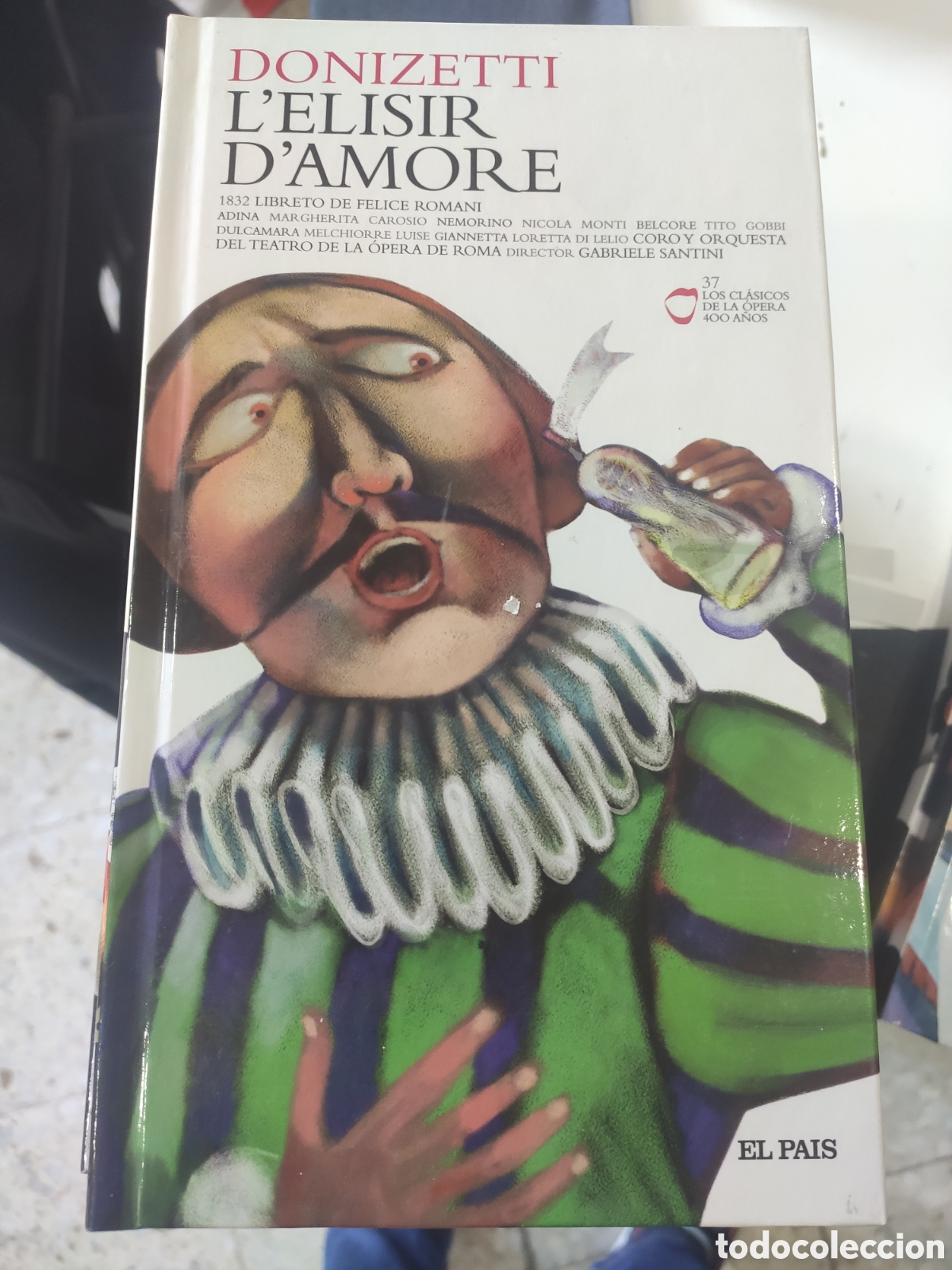 CDs de m&uacute;sica: CD Y LIBRO L&acute;ELISIR D&acute;AMORE. DONIZETTI. 2 CDS - Foto 1
