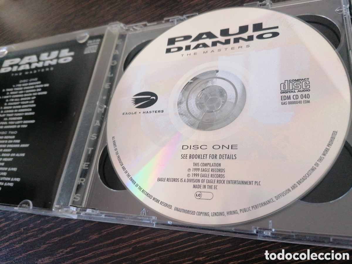CDs de m&uacute;sica: Paul Dianno - The Masters 2 CD - Foto 3