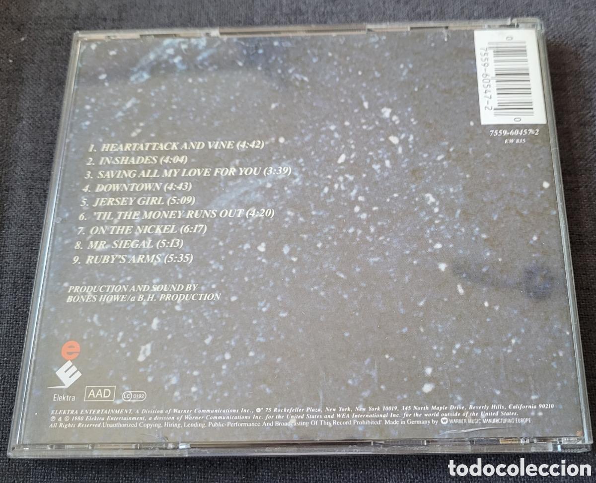 CDs de m&uacute;sica: Tom Waits CD 1980 Heartattack and wine - Foto 3