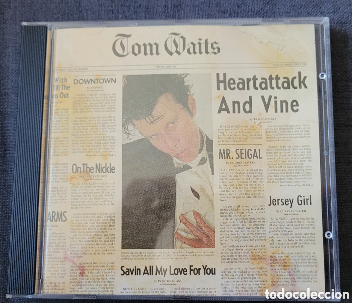 CDs de m&uacute;sica: Tom Waits CD 1980 Heartattack and wine - Foto 1
