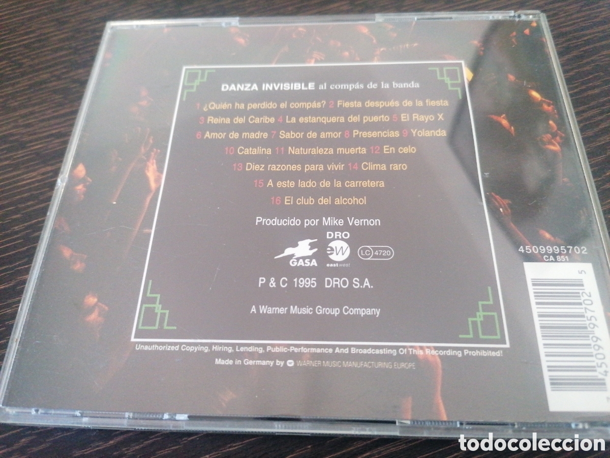 CDs de m&uacute;sica: Danza Invisible - Al comp&aacute;s de la banda CD - Foto 2