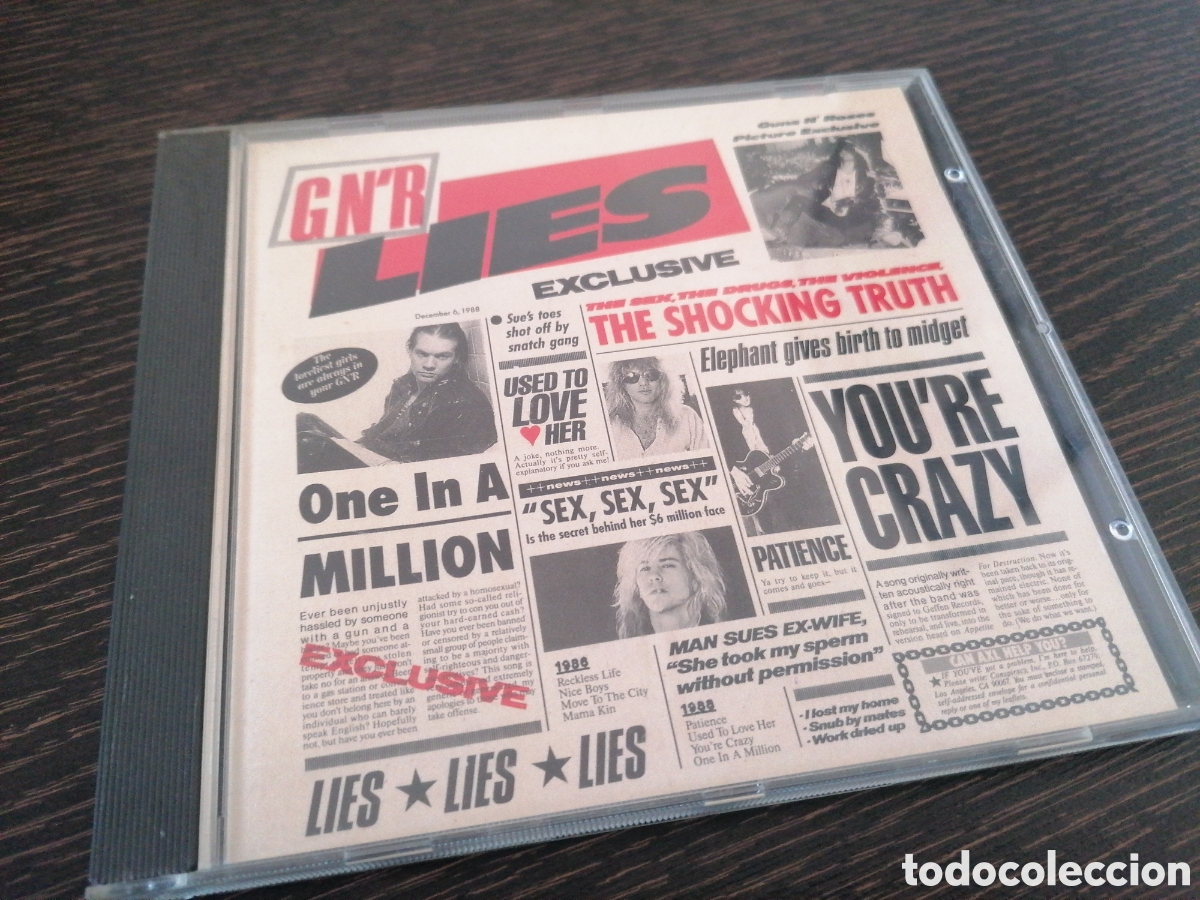 CDs de m&uacute;sica: Guns N Roses - Lies CD - Foto 1