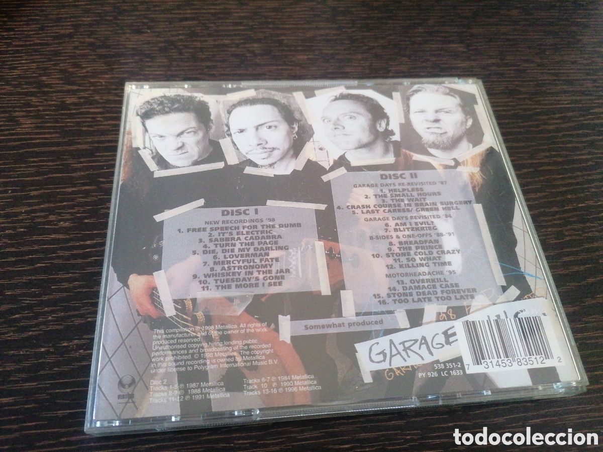 CDs de m&uacute;sica: Metallica - Garage Inc CD - Foto 2