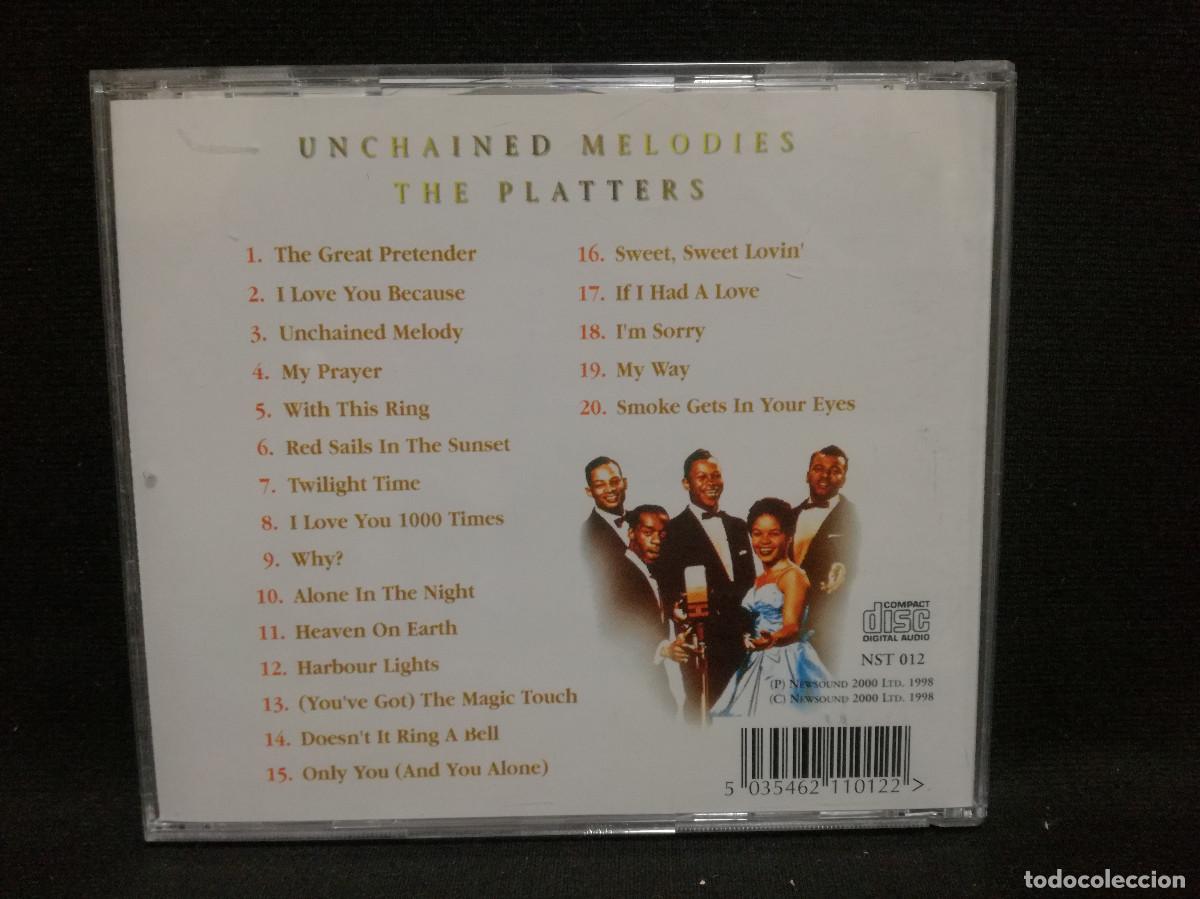 CDs de m&uacute;sica: CD - UNCHAINED MELODIES - THE PLATTERS - Foto 2