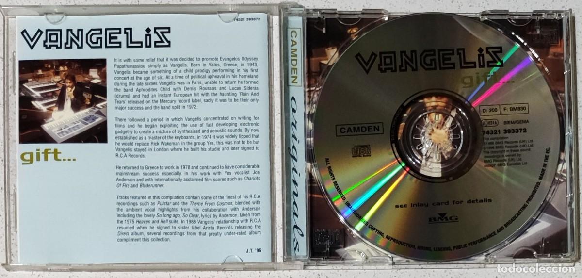 CDs de m&uacute;sica: VANGELIS - GIFT... (CD) 1996 - 15 TEMAS - Foto 2