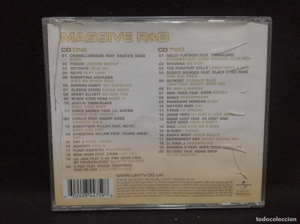 CDs de m&uacute;sica: DOBLE CD - MASSIVE R&B - Foto 2