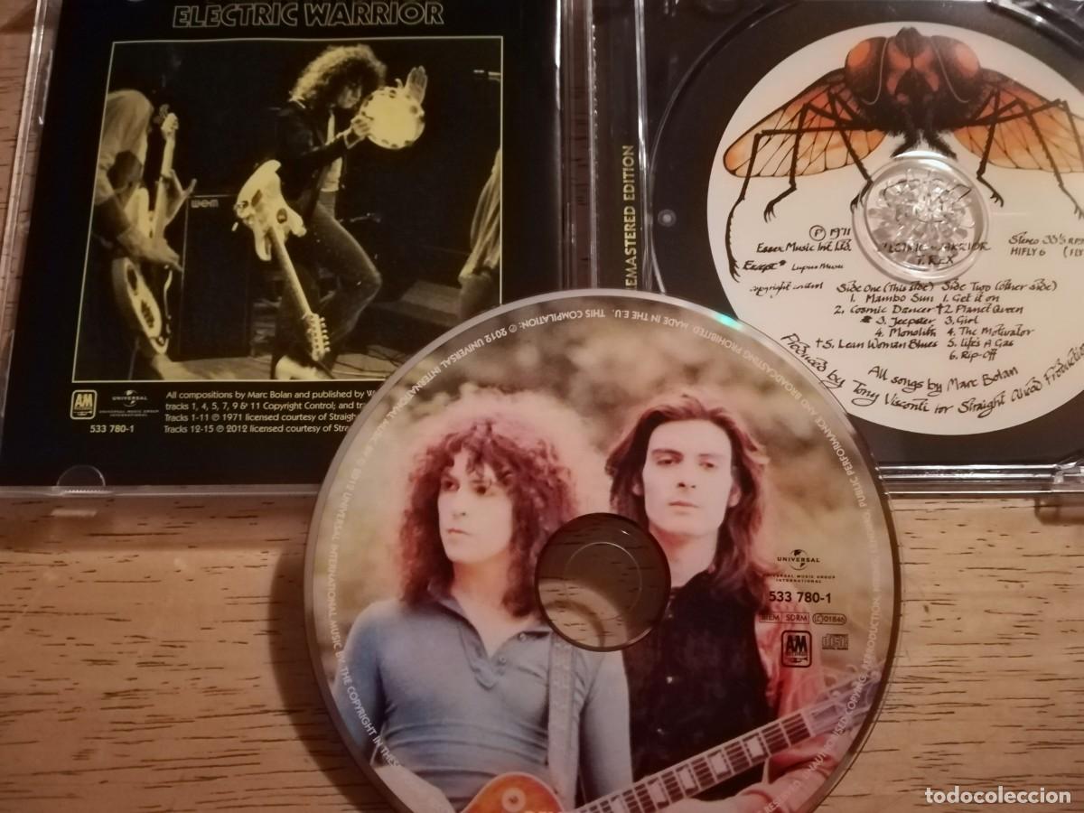 CDs de m&uacute;sica: T. Rex. Electric warrior. CD reeditado 2012 con 4 extras. Singles - Foto 3