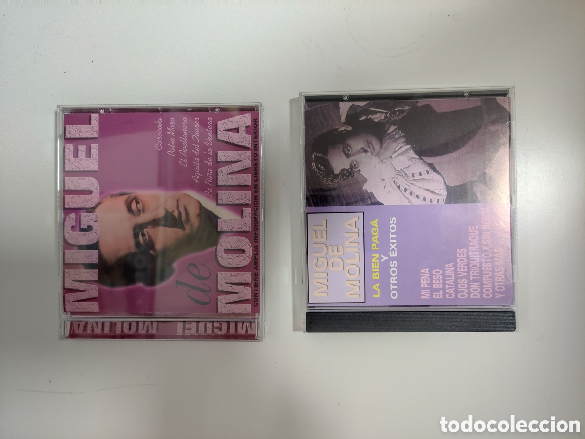 CDs de m&uacute;sica: Miguel d&eacute; Molina el inimitable 2cd - Foto 3