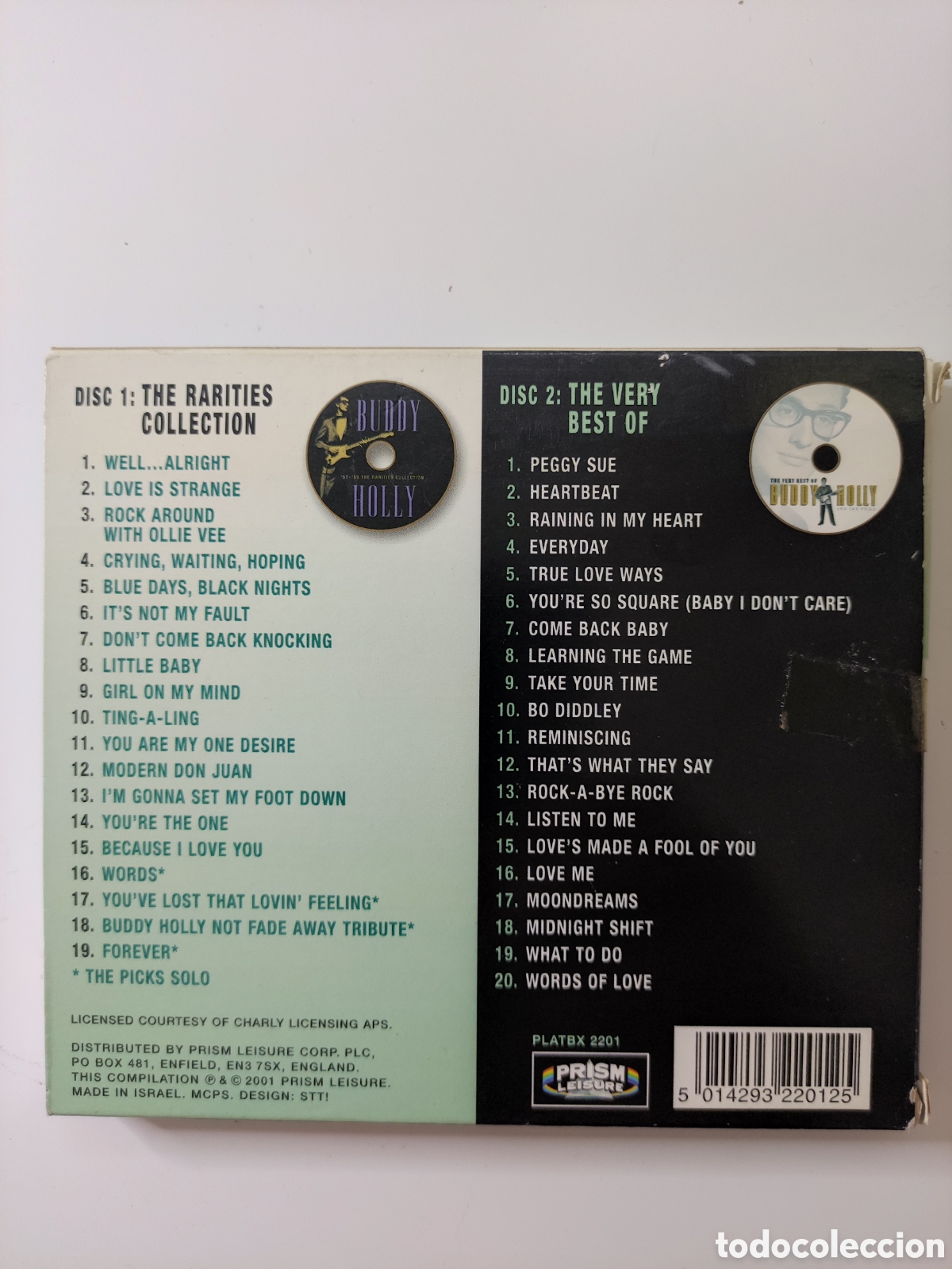 CDs de m&uacute;sica: Buddy holly 2cd - Foto 2