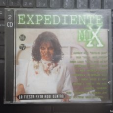CDs de Música: EXPEDIENTE MIX. LA FIESTA ESTÁ AQUÍ DENTRO. CD DOBLE. Lote 389886029