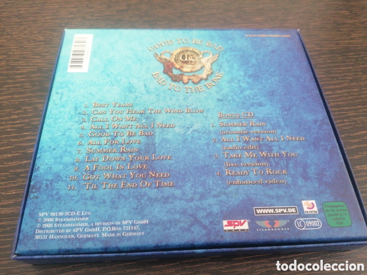 CDs de m&uacute;sica: Whitesnake - Good to be bad CD - Foto 2