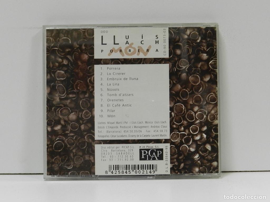 CDs de m&uacute;sica: DISCO CD. Lluis Llach &ndash; Porrera. COMPACT DISC. - Foto 2