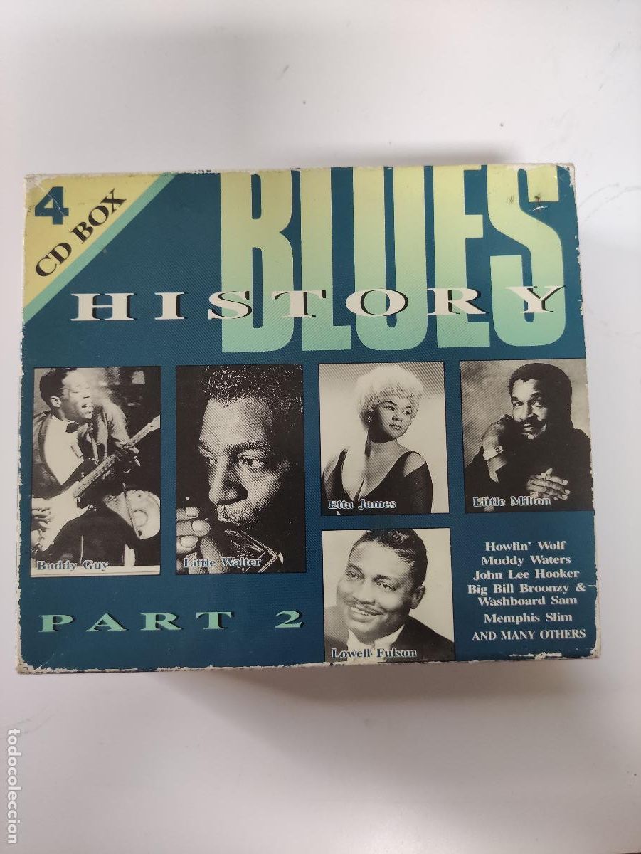 CD de M&uacute;sica: history blues 4CDs