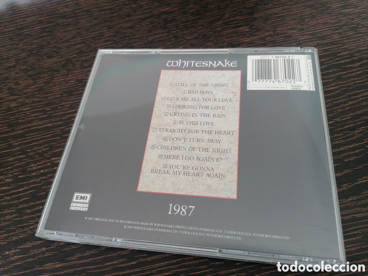 CDs de m&uacute;sica: Whitesnake - 1987 CD - Foto 2