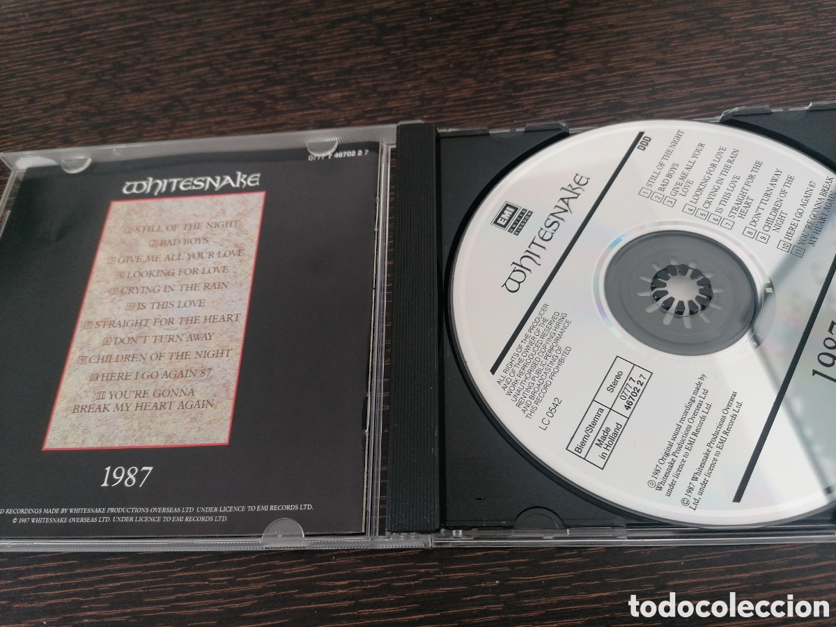 CDs de m&uacute;sica: Whitesnake - 1987 CD - Foto 3