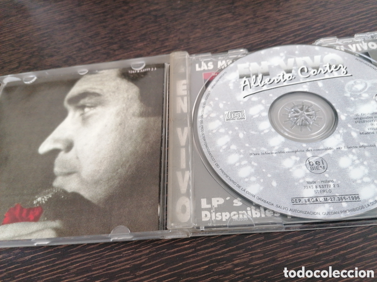CDs de m&uacute;sica: Alberto Cortez - En Vivo CD - Foto 3