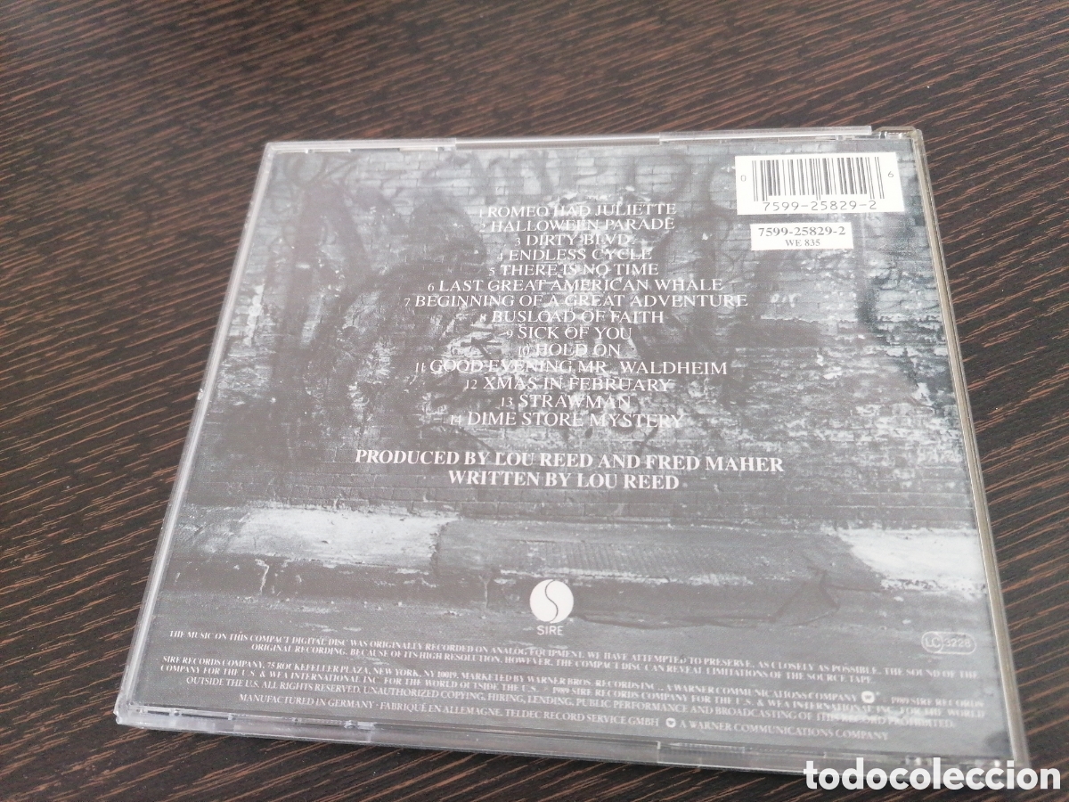 CDs de m&uacute;sica: Lou Reed - New York CD - Foto 2