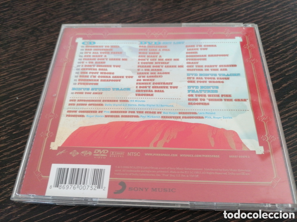 CDs de m&uacute;sica: Pink - Funhouse Tour CD +DVD - Foto 2