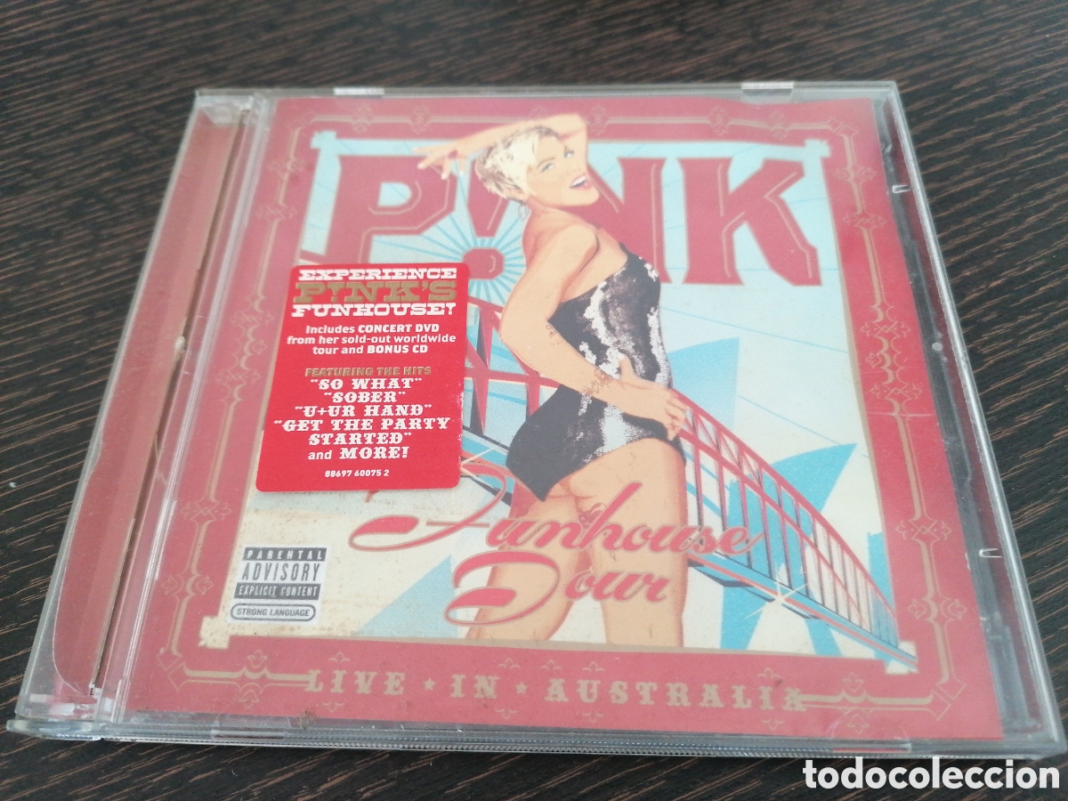 CDs de m&uacute;sica: Pink - Funhouse Tour CD +DVD - Foto 1