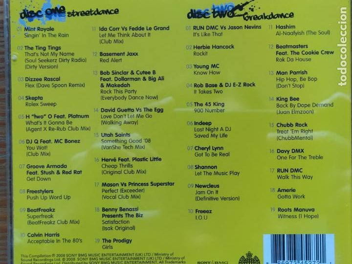CDs de m&uacute;sica: CD ULTIMATE STREETDANCE (2 CDS) (4A) - Foto 3