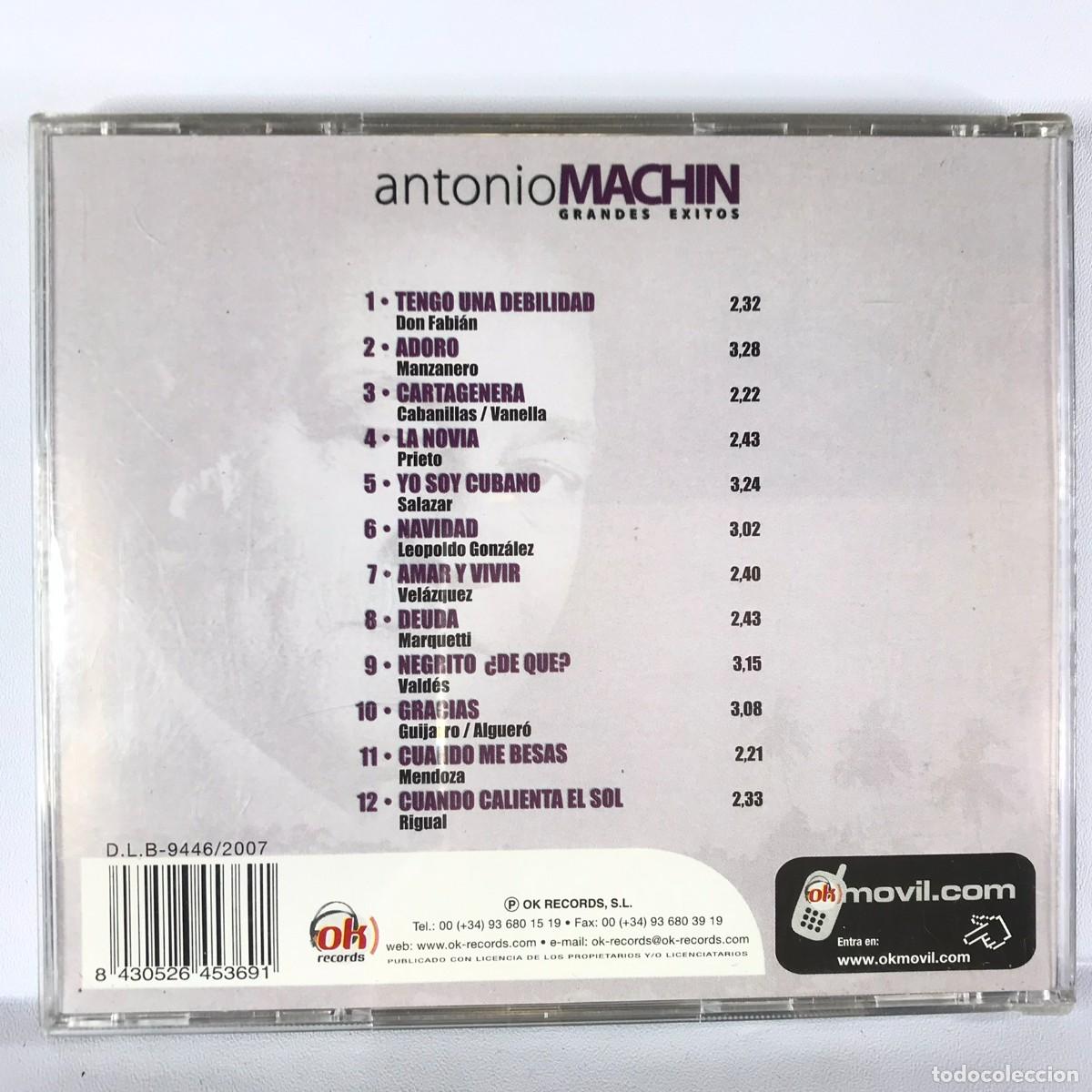 CDs de m&uacute;sica: Antonio Mach&iacute;n ● Grandes &Eacute;xitos ● CD, Compilation - Foto 3