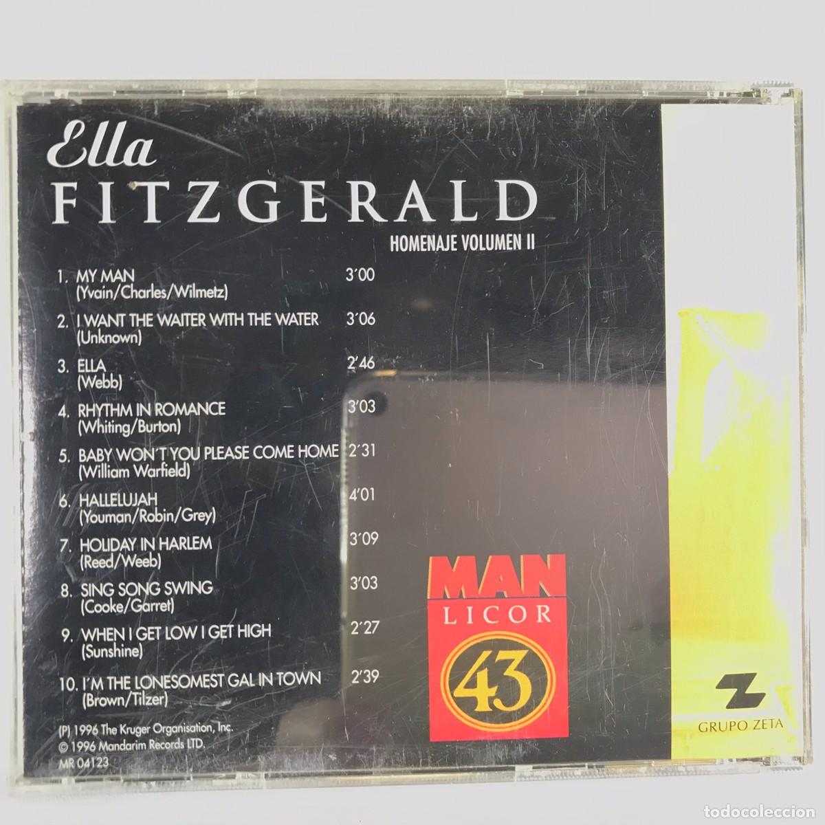 CDs de m&uacute;sica: Ella Fitzgerald ● Homenaje Vol. 2 ● CD, Compilation - Foto 3