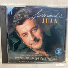 CDs de Música: JUAN PARDO - SINCERAMENTE JUAN (2XCD, COMP). Lote 390140529