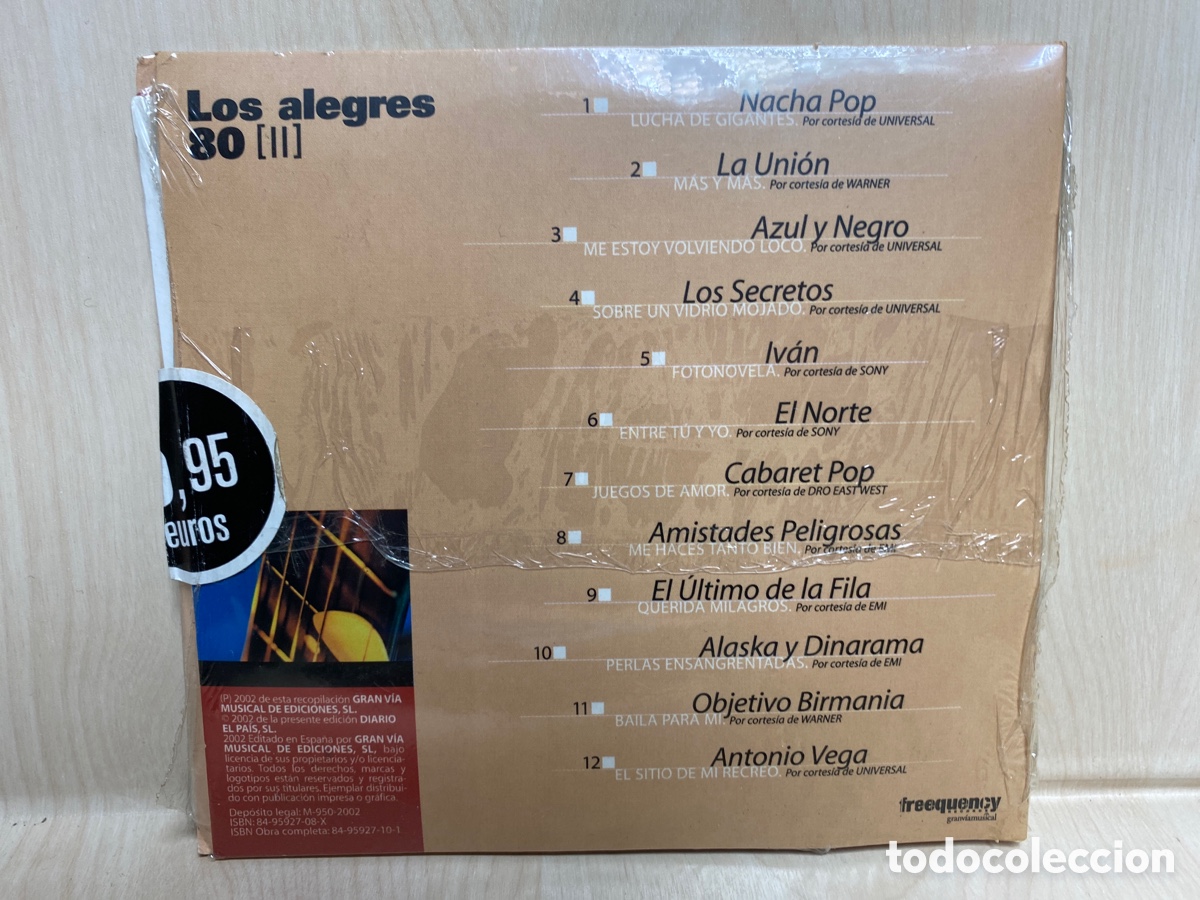CDs de m&uacute;sica: Varios - Los Alegres 80 [II] (CD, Comp) *Precintado* - Foto 2