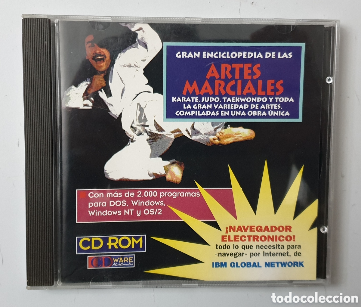 CDs de M&uacute;sica: CD-ROM GRAN ENCICLOPEDIA DE LAS ARTES MARCIALES VII/95 (Espa&ntilde;a - Multipress - 1995) Karate Kung Fu