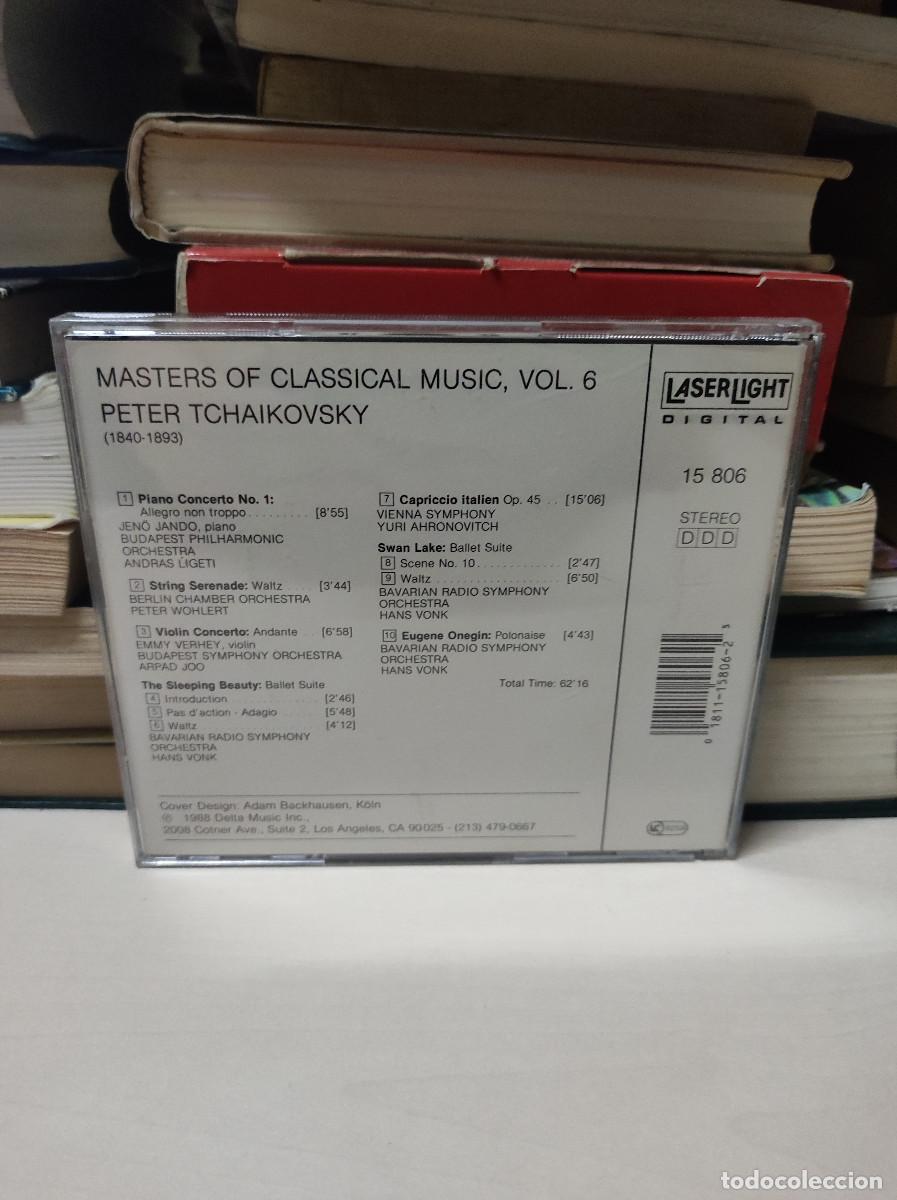 CDs de m&uacute;sica: Tchaikovsky &ndash; MASTERS OF CLASSICAL - Foto 2