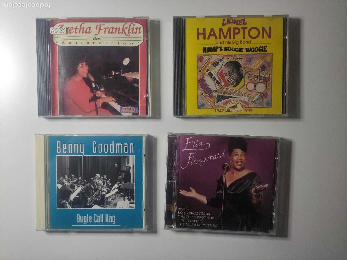 CDs de m&uacute;sica: lionel hampton,gretha franklin,benny goodman - Foto 1