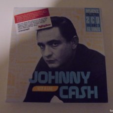 CDs de Música: JOHNNY CASH. NEXT IN LIVE. INFLUENCE COLLECTION. DOBLE COMPACTO CON 63 CANCIONES. ESTUCHE DE CARTON. Lote 390380229