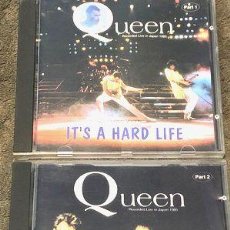 CDs de Música: QUEEN ITS A HARD LIFE LIVE 1985 ITALIANO 2 CD. Lote 390419259