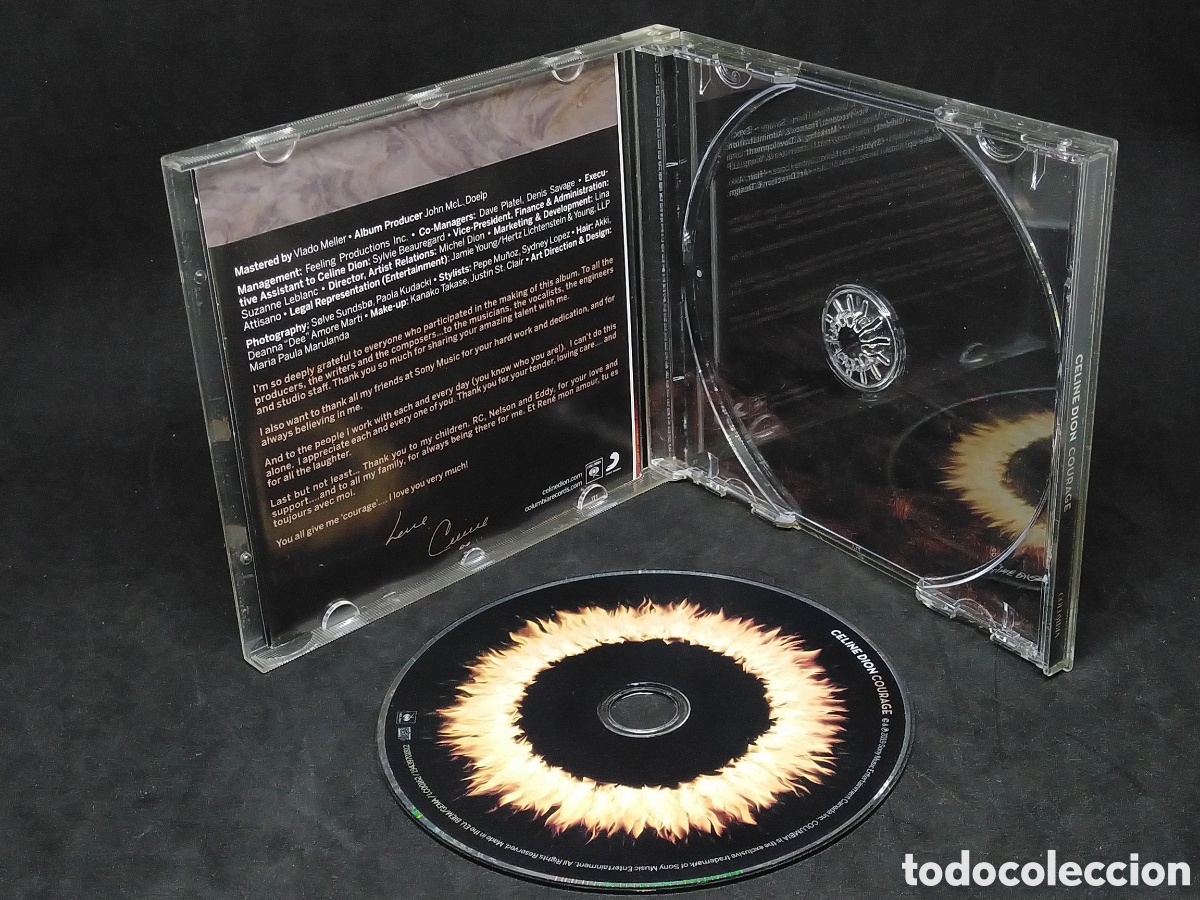 CDs de m&uacute;sica: CELINE DION - COURAGE - 2019 - CD - DISCO VERIFICADO - Foto 3